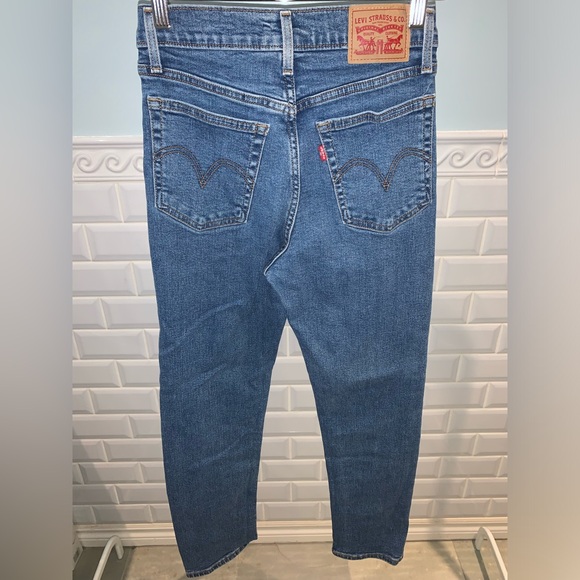 Levi’s Wedgie Straight W26 Blue - Picture 4 of 6